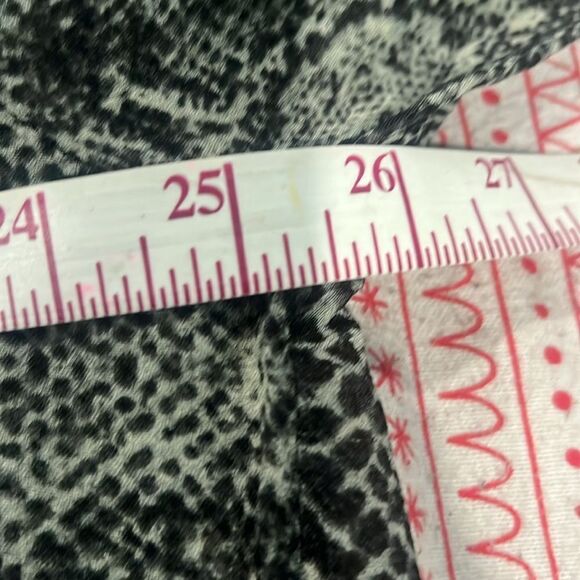 Free people lory bomber sheer wool trim animal print - Picture 8 of 10